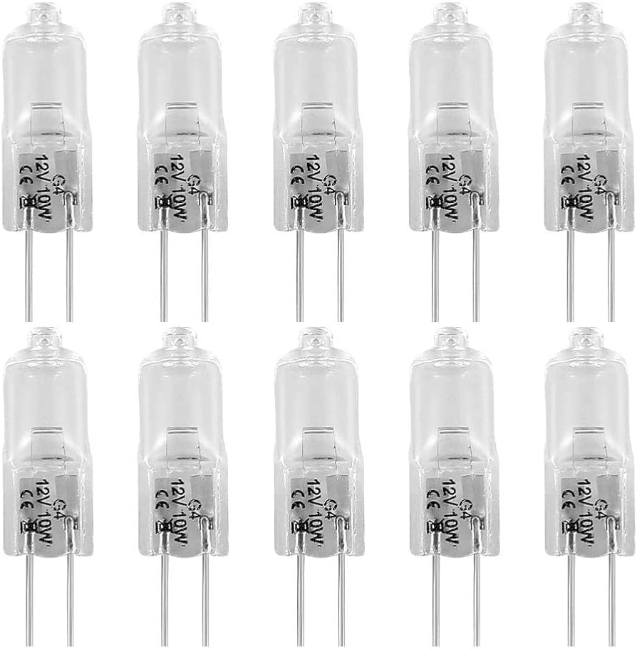 Amazon | 10個入り ミニハロゲン電球 透明 10W 20W ハロゲン電球 AC DC